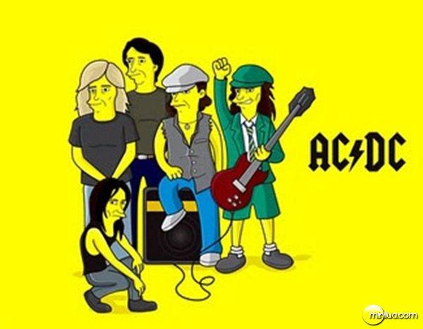 AC/DC no seriado Os Simpsons