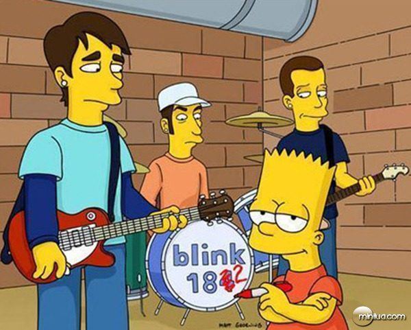 Blink 182 no seriado Os Simpsons