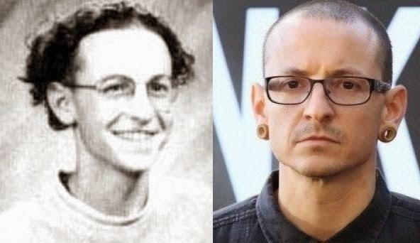 famosos quando eram crianças Chester Bennington criança Rock na Veia