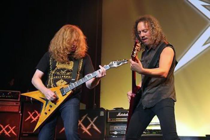 dave-mustaine-kirk-hammett-rock-na-veia
