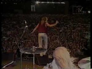 Jimmy Page e Robert Plant Hollywood Rock em 1996
