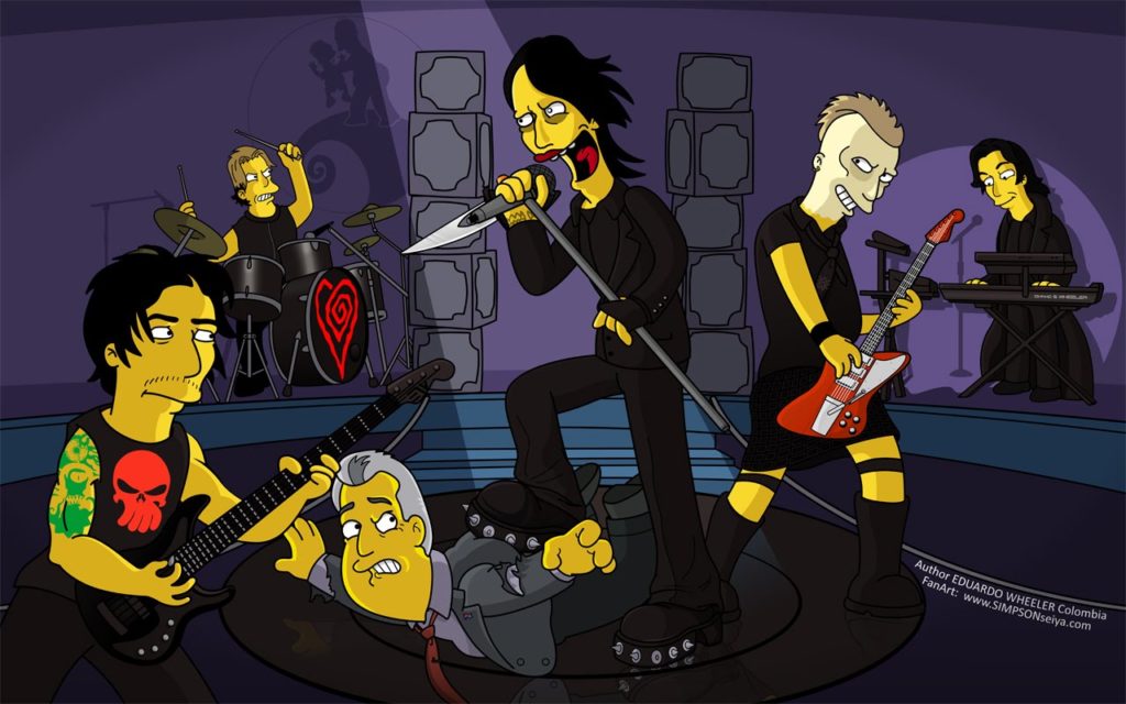 Marilyn Manson no seriado Os Simpsons