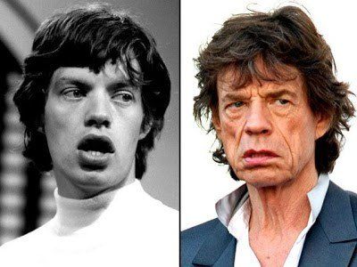 mick-jagger-rolling-stones-roqueiros-famosos-antes-e-depois-rock-na-veia