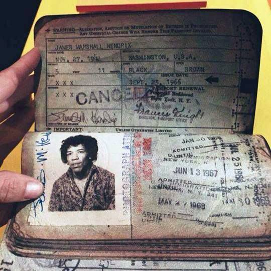 passaporte de famosos jimi hendrix rock na veia